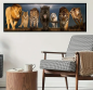 Preview: Diamond Painting  Wilde Tiere, Leopard, Löwe, Tiger, Puma